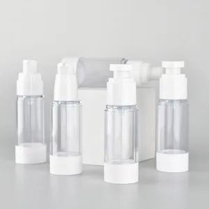 Storage Bottles 15ml/30ml/50ml/80ml/100ml Cosmetics Sub-Bottling Travel Spray Lotion Facial Cream Airless Container Vacuum Pump