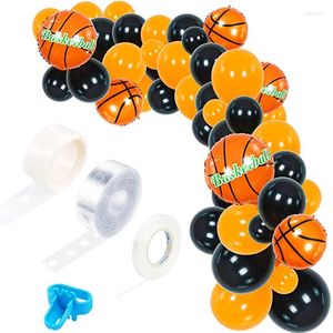 Party Decoration 110 Pieces Basketball Theme Balloon Garland Arch Kit for Sports Baby Shower Birthday Supplies