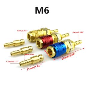 Welding Machine Quick Fitting Female Male Water Cooled Gas Adapter Connector Clamp MIG TIG Welding Torch Tools Welder Accessory