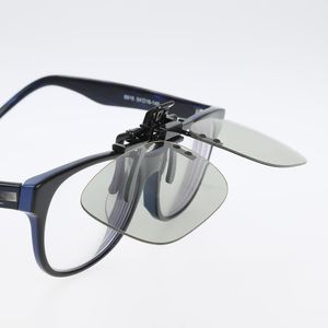 3D очки подвесные рамки Стерео -зажимы на размерном зажиме на пассивных круговых 3D -очках типа