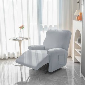 Recliner Sofa Cover 1 Seater Stretch Recliner Sofa Slipcover 2/3/4 Seater Relax Armchair Relax Cover Washable