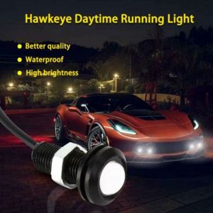 10st 12V LED EAGLE EYE DRL 18mm High Power SMD DAYTIME Running Light Car Fog BULB Reverse Backup Parkering Turn Sign Lamp Hot