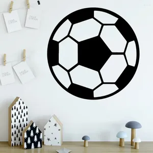 Väggklistermärken härlig fotboll modern mode klistermärke dekor vardagsrum sovrum avtagbart dekal väggmålning