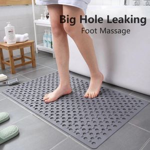 Bath Mats Washable Bathroom Non Slip Pad With Suction Cups Rectangle PVC Anti-slip Mat Shower Foot Bathing Accessories