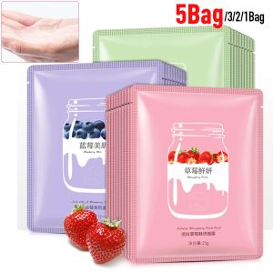 5/3/2/1Pcs Face Mask Natural Fruit Extracts Hyaluronic Acid Facial Masks Moisturizing anti acne aging whitening Skin Care Masks