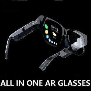 Occhiali da sole Nuovo inmo ar bluetooth tutto in uno occhiali 3d hd cinema smart polarized proiezione occhiali da sole a vapore games games glass