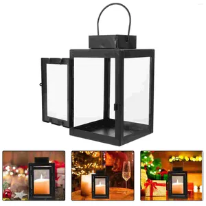 Candle Holders Dining Table Decor Tea Light Lantern Desktop Metal Decorative Wedding Iron Holder