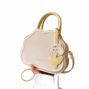 Cloud Shell сумка через плечо для женщин Роскошная новинка 2023 года Высокое качество PU Fi Сумки на плечо Желтая розовая сумка Кошелек 00MZ #
