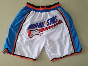 Mens''All''Star''shorts Basketball Retro Mesh Embroidered Casual Athletic Gym Team Shorts white 97