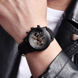 BENYAR Mens Watches Top Brand Luxury Chronograph Sport Quartz Watch For Men Military Watch Luminous Clock Relogio Masculino 2023