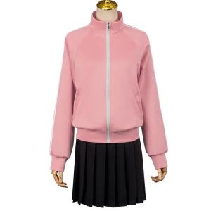 Gotou hitori cosplay bocchi The Rock Gotou Hitori Cosplay Costume JK uniforme rosa Skirt Skir