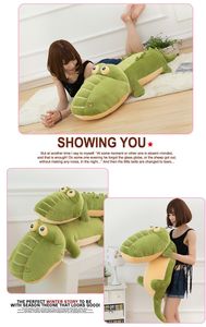 Soft Dolls Cheap Toys Soft Plush Customized Pillows Big Crocodile Things Doll Craft Plush Toys Baby Christmas Gifts Cute Plush Cartoons Free Delivery DHL/UPS