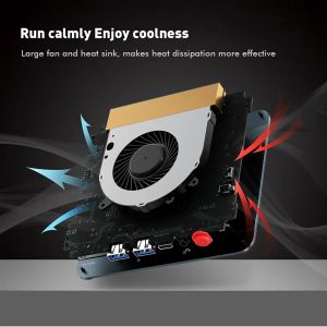 AMD Ryzen 7 5800H Mini PC Trigkey S5 DDR4 16G/32GB 500GB NVME SSD WiFI6 BT5.2 Mini komputer PC PC Computer