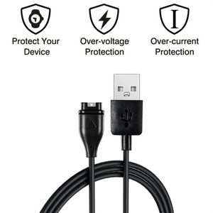 USB -laddningskabel eller Garmin Fenix ​​6S/6/6X Pro Smart Watch USB Charger Cradle Fast Charging Ersättnings Kraftkablar