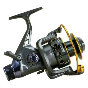 Reels Wholesale 10+1BB Double Brake Left Right Hand Carp Spinning Fishing Reel Wheel Tackle Hand Carp Spinning Fishing Reel Wheel