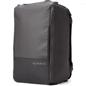 Sacos de armazenamento Bolsa de viagem-Duffel conversível/mochila Tamanho de transporte para avião Uso diário Bolsa para laptop Mochila preta compatível com TSA