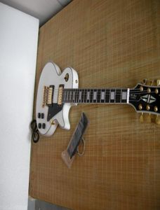 Hochwertige LP Custom WEISSE E-Gitarre MIT KOFFER auf Lager8429485