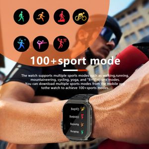 LIGE New Smart Watch Men Long Standby Sports Bracelet Bluetooth Call IP68 Waterproof Clock Men Smartwatch Support For Recording