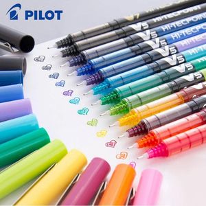 Pilot V5 Liquid Roller Pen Hi Tecpoint Water-based Gel BX-V5 Office Accessories 0.5mm Kawaii School Supplies Stationery