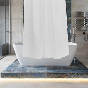 Shower Curtains Mildew-proof Hooks Plain Bathroom Thicken Peg All Polyester Shade