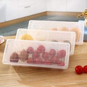 Storage Bottles 2 Pcs Fruit Cottage Cheese With Produce Saver Container Pp Food For Fridge