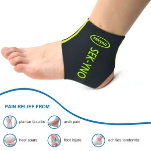 Spacer Tyg Ankle Sleeve Support Brace för svullnadsminskning, stabilisering, smärtlindring, sprains, stammar, sport, träning