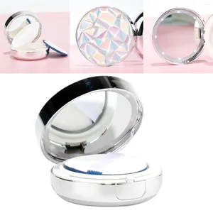 Storage Bottles 15ml Portable Air Cushion Puffbox Refillable For Foundation DIY With Mirror