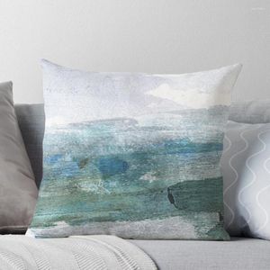 Pillow Minimalist Abstract Seascape Watercolor Painting Throw Cover Christmas Decor Pillowcase