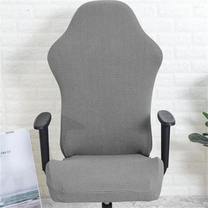 Chair Covers 2pcs/set Gaming Elasticity Non-Slip Dust-Proof Splicover Office Seat Cover For Computer Armchair Protector Gamer
