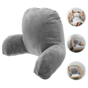 Pillow Backrest Cotton Reading Grey S Lumbar Support Outdoor Seat Aldult Throw