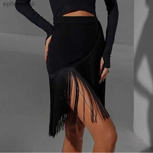 Städtische Sexy Kleider Quaste Design Weibliche Latin Dance Rock Erwachsene Frauen Kleid Cha Samba Dancewear Professionelle Bühne Kostüm NY22 2028 yq240330