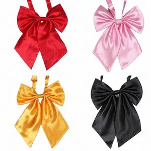Escola Dres for Girls Tie Bow Bow Lady Jk Uniformes Feather Knot Tirada de colarinho Cravat Anime Sailor Suit High School Students O2O0#
