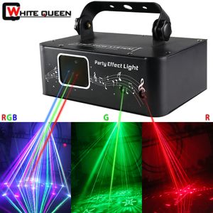 500mw RGB Laser Beam Line Scanner RG Patterns 2in1 DJ Disco Wedding Bar DMX Stage Lighting Effect bar Bar room Voice control