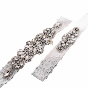 Youlapan Wedding Garter Rhineste Sexy Garters女性/女性/花嫁太ももブライダルレースレッグリングループ花嫁の記念品THS464 N3WN＃