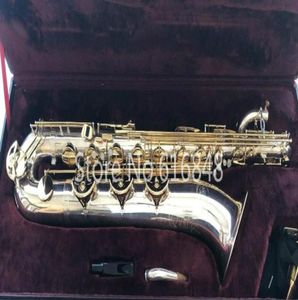 Nowy Jupiter JBS893 E płaska marka baryton saksofon srebrny srebrny body Gold Lakier Keys Wysokiej jakości instrumenty z Canva3685630