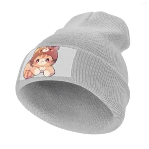 Berets Bear Kitty Strickmütze Ball im Hut |-F-|Thermovisier für Herren und Damen