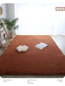 Carpets GP4954 Modern Lamb Fleece Carpet Bedroom Bedside Living Room Tea Table Mat Decoration Blanket Floor