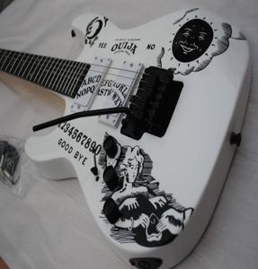 Left handed Kirk Hammett KH2 Ouija guitar White rosewood fretboard Electric Guitars5837263