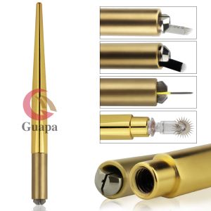 Supplies 1/2/5/10pcs Microblading Universal Holder Gold Shading Tebori Permanent Makeup Needle Handmade Handle Tool 3d Cosmetic Tattoo