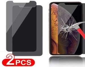 Sekretess härdat glas för iPhone 11 Pro Max 6 6S 7 8 Plus XS Max X XR Screen Protector Anti Spy Protection Film6661349