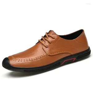 Scarpe casual Mocassini da uomo Mocassini morbidi in vera pelle Traspiranti fatti a mano Comfort di guida Appartamenti Oxford