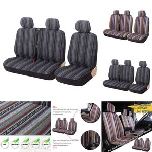 Upgrade AUTOYOUTH New 1 + 2 Striped Color Seat Cover High Quality Suitable For Most Car Interiors