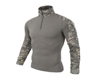 Multicam Uniform Long Sleeve T Shirt Men Camouflage Army Combat Shirt Paintball Clothes Tactical8982985