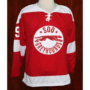 24S 2002-03 99 Wayne Gretzky Soo Greyhounds Hockey Jersey Embroidery Stitched Customize any number and name Jerseys