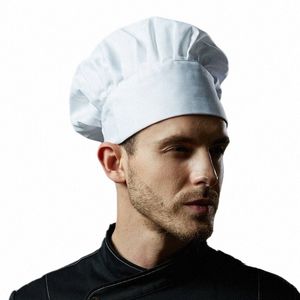 Catering Services Work Chef Hat Restaurant Kitchen Cook Hats Hotel BBQ Servitör Cap Cooking Bakery Justerbar svamp Caps U07S#
