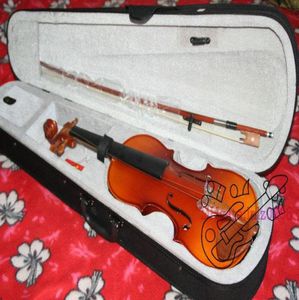 NUOVO 44 VIOLINO FULLSize con custodia ARCO Violino per adulti di alta qualità Pannello in pino3494507