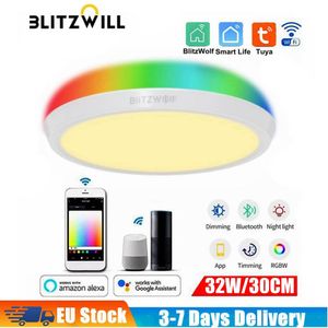 BLITZWILL LED Voice Control Smart Ceiling Light BW-CLT1 RGB Atmosphere Lamp Adjustable APP Control WiFi Ambient Light