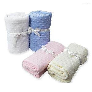 Coperte Fasce Nato Coperta per bebè Ddling Set biancheria da letto Ddle morbido pile Culla Lettino Passeggino Drop Delivery Bambini Maternità Infermiera Otlws