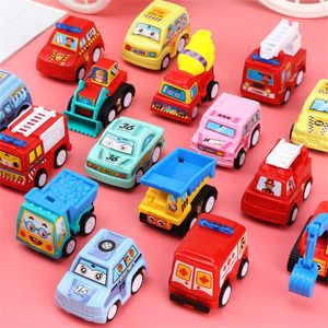 Мини -автомобильная модель игрушки отсекайте автомобильные игрушки инженерная машина пожарная машина детские инерционные автомобили мальчики игрушки Diecasts Toy for Kids Gift