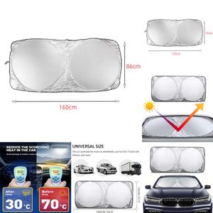 Upgrade Windshield Sunshades Foldable Car Front Window Sunshade Voo S40 Visor For Toyota Prius Blocks UV Rays & Heat Protection